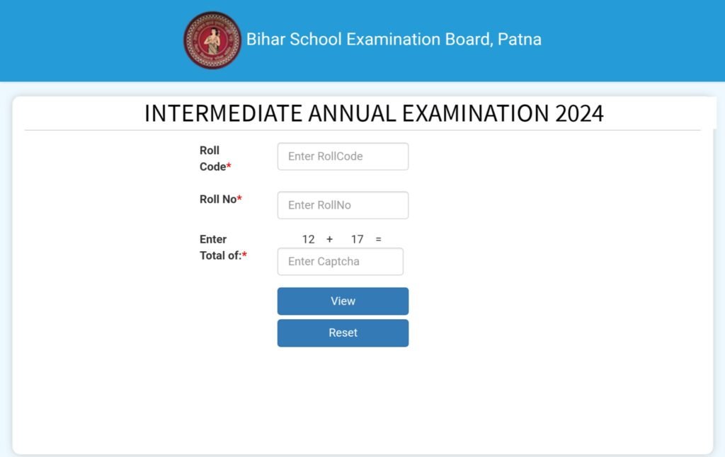 bihar board 12th result date 2024 Bihar Board 12th Result 2024 will